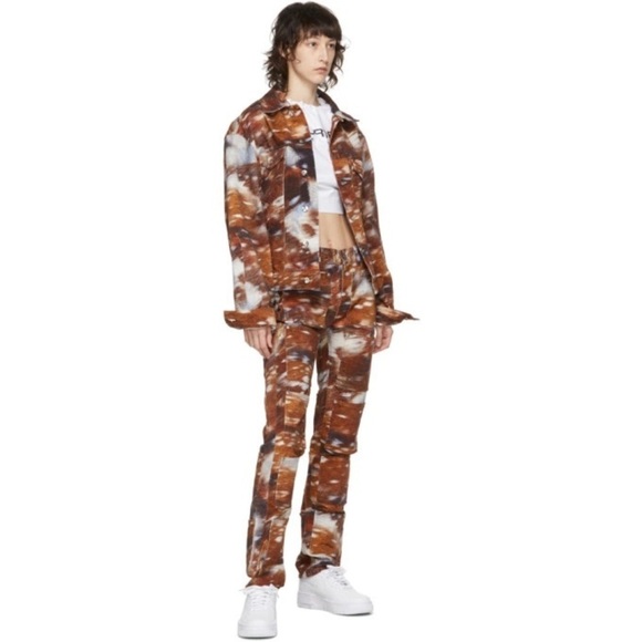 Like New - Lourdes Deer Print Multi-Pocket Jeans - Size 29 - Picture 2 of 6